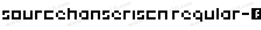 sourcehanseriscn regular字体转换